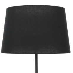 Bauhaus Lampen|Wohnzimmerlampen*TK Lighting Standleuchte Maja Schwarz Modern