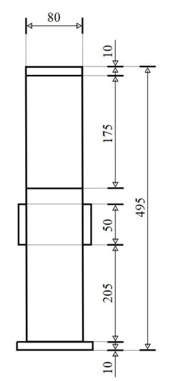 Wegeleuchten|Außenleuchten Antik*Easylight Steckdosenleuchte Bonn für Aussen