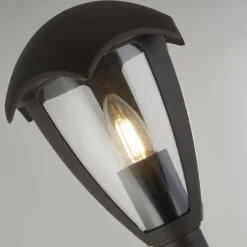 Searchlight Stehlampe außen IP44 Anthrazit E27 97 cm Aluminium< Metall Lampen|Wegeleuchten