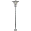 Searchlight Stehlampe außen IP44 E27 98 cm in Silber Glas Metall< Skandinavische Lampen|Maritime Lampen