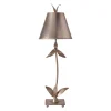 Elstead Stehlampe ELIF in Blattsilber H:76cm Bodenlampe< Moderne Lampen|Designerlampen