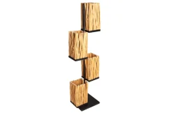 Invicta Interior Stehlampe Holz Äste 154 cm E27 4-flammig dekorativ< Bürolampen|Holzlampen