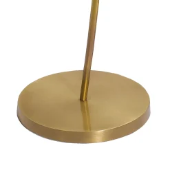 Giovanni Battista Stehlampe in Bronze hell Grün E27 146 cm Echt-Messing Glas< Badezimmer Lampe|Bürolampen