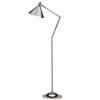 Designerlampen|Vintage Lampen*Elstead Stehlampe ISMENE in Nickel 167cm Bodenleuchte
