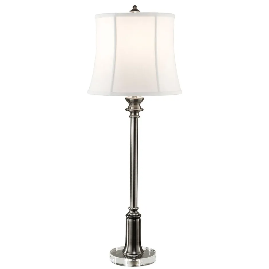 Elstead Stehlampe JOHA in Nickel Antik 81cm Bodenlampe< Vintage Lampen|Designerlampen