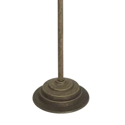 Giovanni Battista Stehlampe Keramik Messing 130 cm in Bronze Antik Weiß E27< Messinglampen|Rustikale Lampen