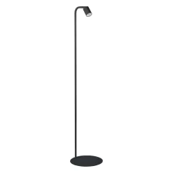 TK Lighting Stehlampe klein 140 cm verstellbarer Schirm Schwarz< Stehlampen|Wohnzimmerlampen