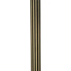 Jupiter Stehlampe MARLOW in Messing antik 170cm Wohnzimmer< Glaslampen|Wohnzimmerlampen