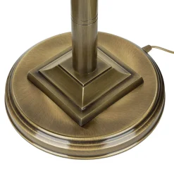 Jupiter Stehlampe MARLOW in Messing antik 170cm Wohnzimmer< Glaslampen|Wohnzimmerlampen