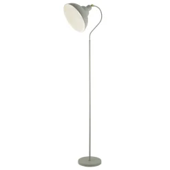 Bürolampen|Wohnzimmerlampen*Searchlight Stehlampe Metall 166 cm Taupe Vintage Design E27 schwenkbar