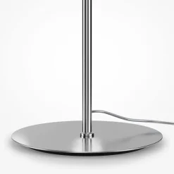 Led Lampen|Designerlampen*Maytoni Stehlampe Metall Glas LED 165,5 cm hoch Chrom Weiß Grau