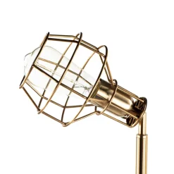 Retro Lampen|Wohnzimmerlampen*Easylight Stehlampe Metall Retro verstellbar in Messing 187 cm