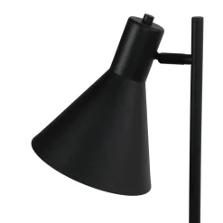 TK Lighting Stehlampe mit Ablage E27 verstellbarer Schirm Schwarz 138 cm< Wohnzimmerlampen|Metall Lampen