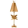 Moderne Lampen|Designerlampen*Elstead Stehlampe Niedrig Gold Modern kunstvoll 86cm Wohnzimmer