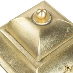 Rustikale Lampen|Metall Lampen*Lido Stehlampe PAXI Messing H:39cm Rustikal Garten Weg