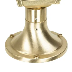 Rustikale Lampen|Metall Lampen*Lido Stehlampe PAXI Messing H:39cm Rustikal Garten Weg