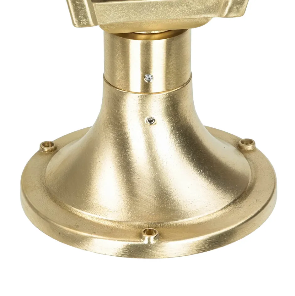 Rustikale Lampen|Metall Lampen*Lido Stehlampe PAXI Messing H:39cm Rustikal Garten Weg