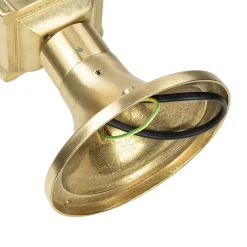 Rustikale Lampen|Metall Lampen*Lido Stehlampe PAXI Messing H:39cm Rustikal Garten Weg