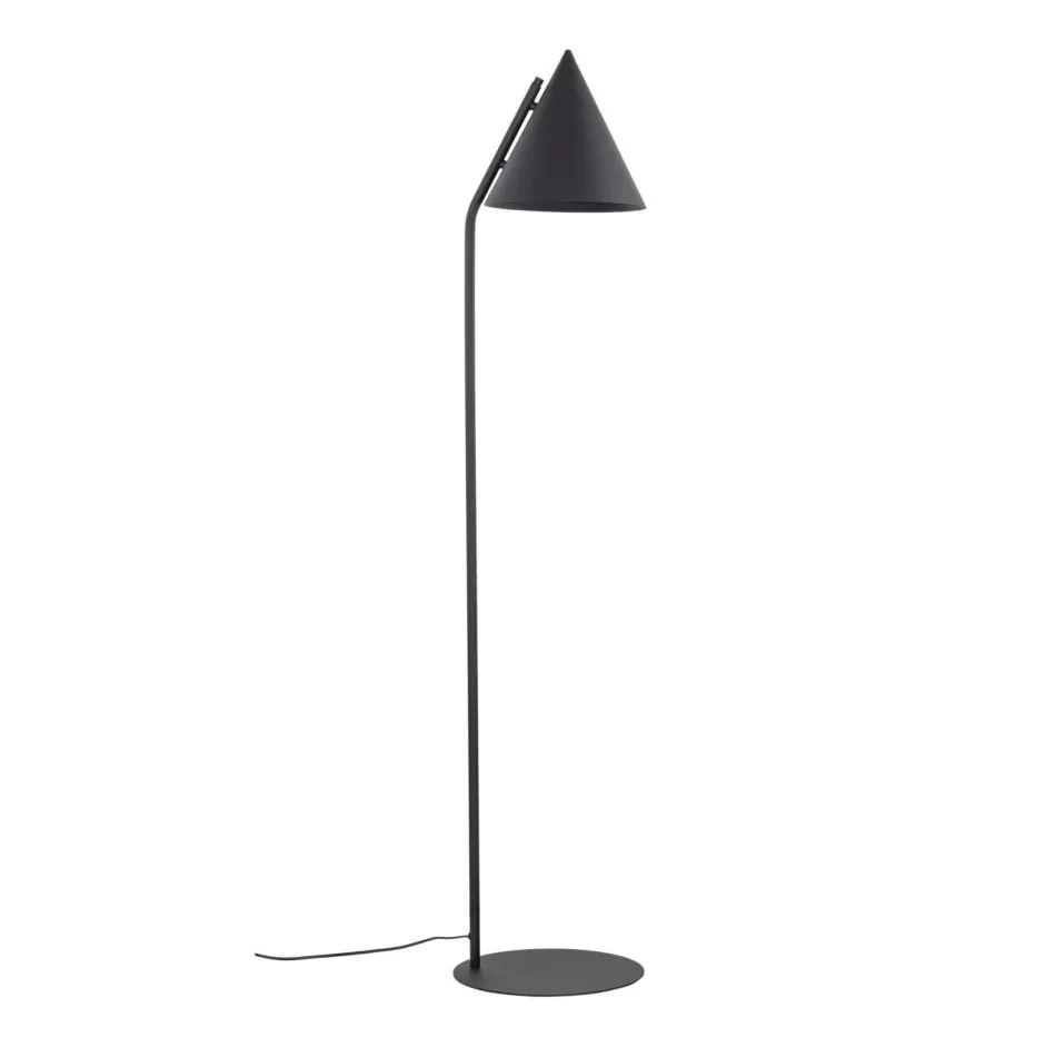 TK Lighting Stehlampe Schwarz Metall 145 cm klein E27 Retro CODY< Bürolampen|Metall Lampen