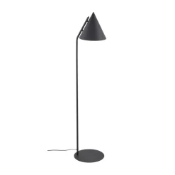 TK Lighting Stehlampe Schwarz Metall 145 cm klein E27 Retro CODY< Bürolampen|Metall Lampen