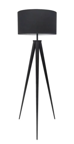 Invicta Interior Stehlampe Schwarz Retro 142cm Wohnzimmer KODORA< Retro Lampen|Designerlampen