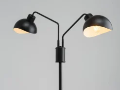 Moderne Lampen|Designerlampen*Sigma Stehlampe Schwarz Weiß Lesen H:164 cm E27 dekorativ