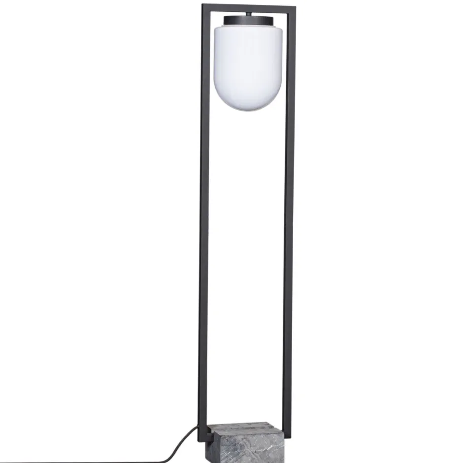 Metall Lampen|Wegeleuchten*By Rydéns Stehlampe Terrasse 120 cm E27 IP44 Marmor Fuß mit Kabel
