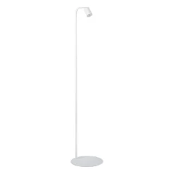 Wohnzimmerlampen|Stehlampen*TK Lighting Stehlampe Weiß 140 cm klein Metall verstellbarer Schirm