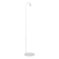 Wohnzimmerlampen|Stehlampen*TK Lighting Stehlampe Weiß 140 cm klein Metall verstellbarer Schirm