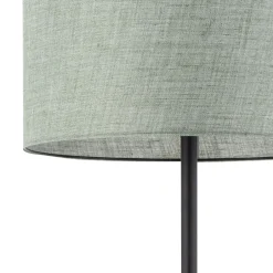 TK Lighting Stehlampe Wohnzimmer 159 cm Stoffschirm Grün Schwarz E27< Moderne Lampen|Stofflampen