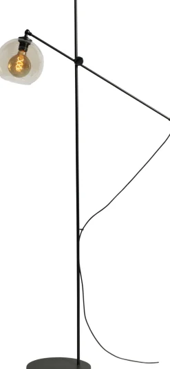 Kugellampen|Glaslampen*Masterlight Stehlampe Wohnzimmer 161 cm verstellbar Glas Metall