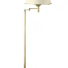 Messinglampen|Metall Lampen*Jupiter Stehleuchte 158cm in Messing schwenkbar Wohnzimmer