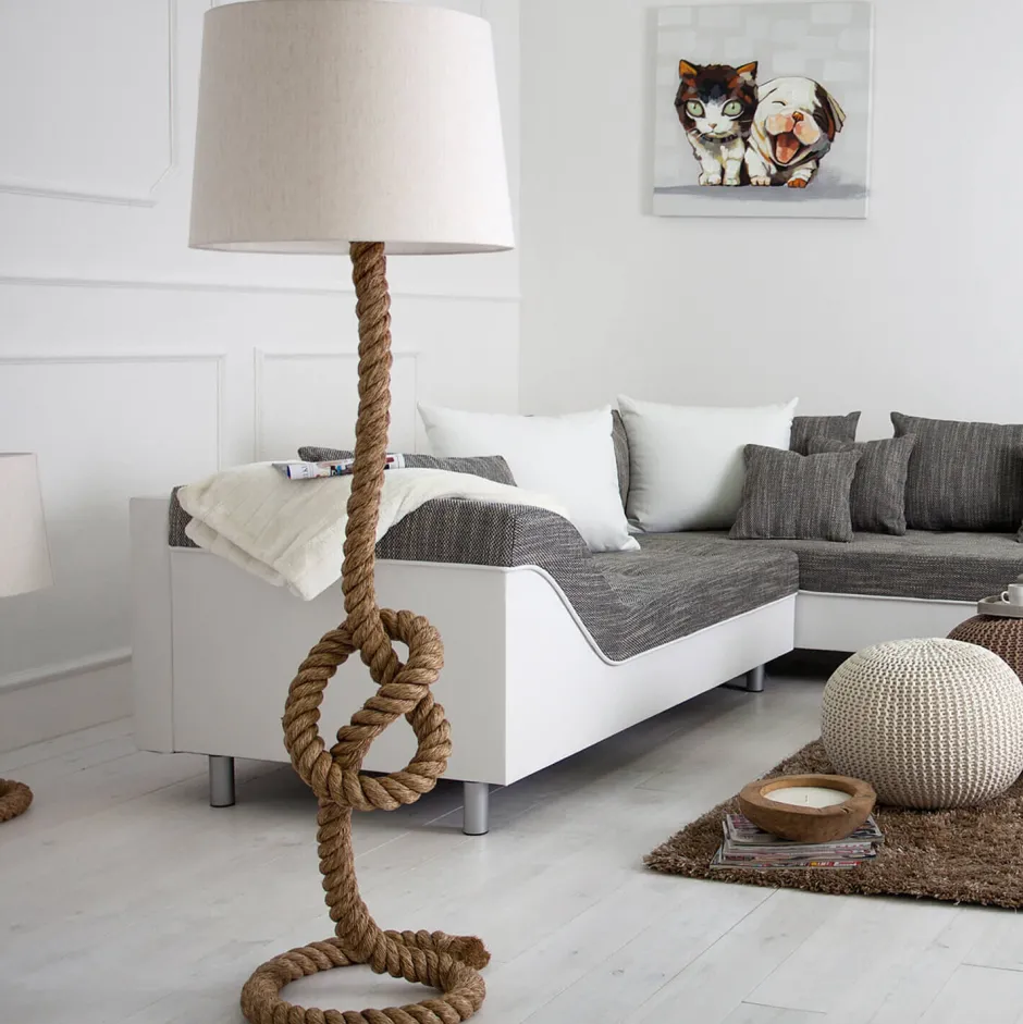 Invicta Interior Stehleuchte 160cm Modern kunstvoll maritim Design< Designerlampen|Moderne Lampen