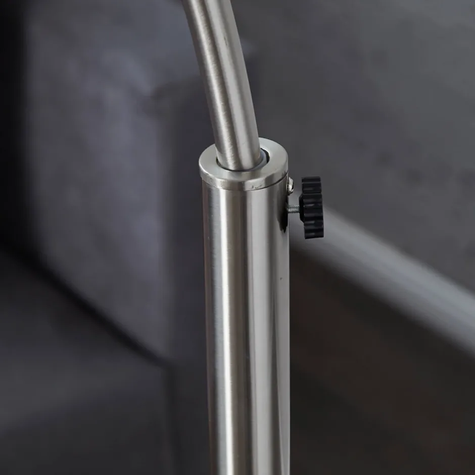 Invicta Interior Stehleuchte Ø34cm Retro elegant verstellbar Chrom< Kugellampen|Retro Lampen