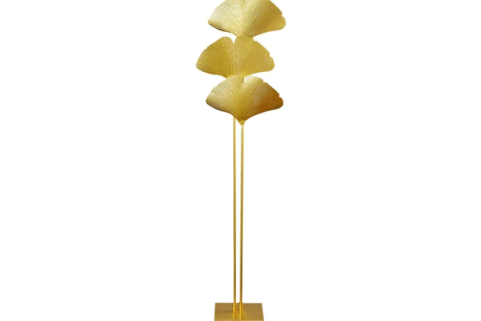 Invicta Interior Stehleuchte 3-flammig Metall Gold indirekt E14 160 cm< Badezimmer Lampe|Designerlampen