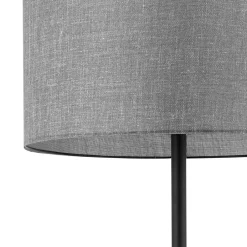 Moderne Lampen|Stofflampen*TK Lighting Stehleuchte Grau Schwarz 159 cm klein E27 Modern