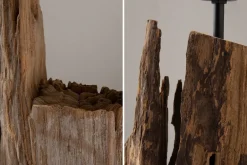 Invicta Interior Stehleuchte Holz Stoff Weiß blendarm 177 cm E27 Lesen< Bürolampen|Stofflampen