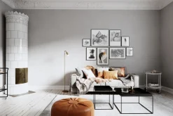 Wohnzimmerlampen|Metall Lampen*By Rydéns Stehleuchte klein 146 cm in Gold GU10 Metall Retro