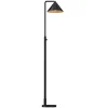 Metall Lampen|Stehlampen*Elstead Stehleuchte klein Dimmer Schalter 148,8 cm Schwarz E27 Modern