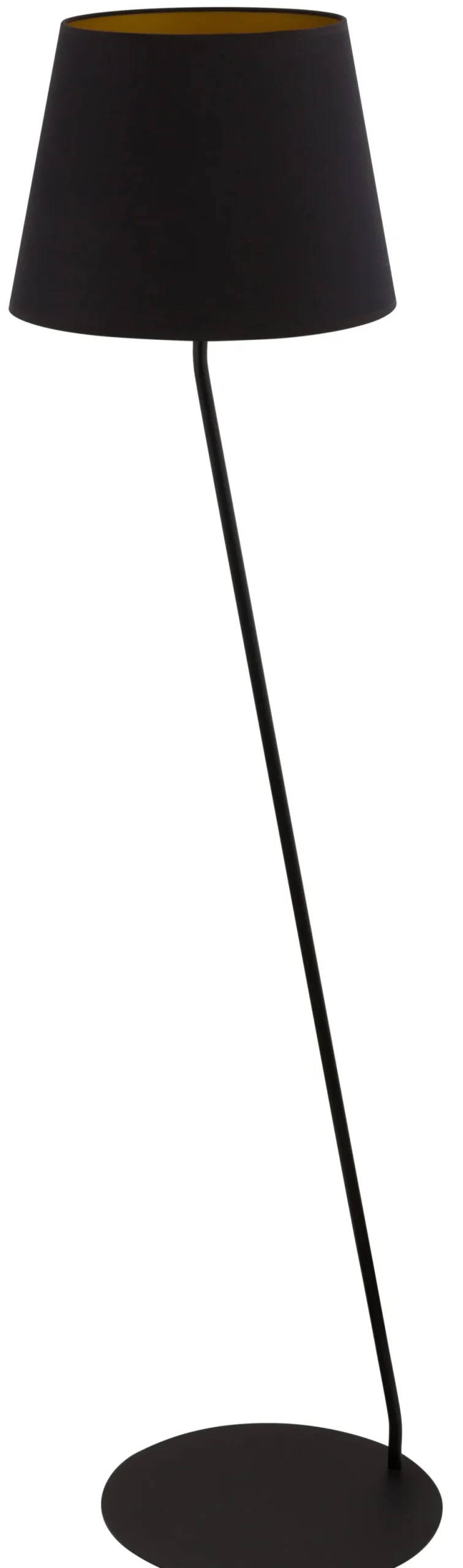 Moderne Lampen|Designerlampen*Sigma Stehleuchte Kupfer Schwarz Kunststoff Metall E27 151 cm