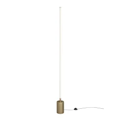 Led Lampen|Designerlampen*Maytoni Stehleuchte LED Dimmer Metall 145 cm in Messing 2600 lm