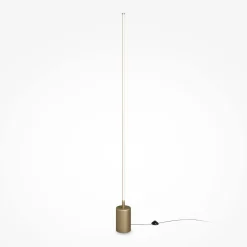 Led Lampen|Designerlampen*Maytoni Stehleuchte LED Dimmer Metall 145 cm in Messing 2600 lm