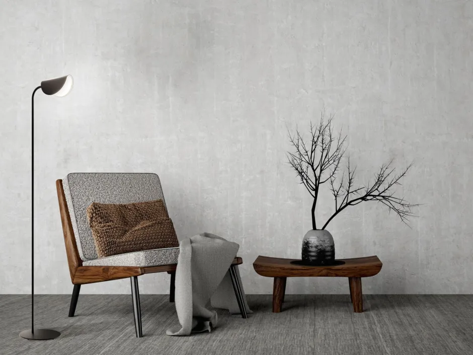 Maytoni Stehleuchte Metall G9 140 cm Schwarz Modern NINA< Designerlampen|Stehlampen