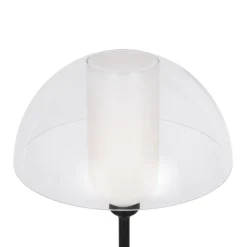 Glaslampen|Stehlampen*Maytoni Stehleuchte Metall Glas E14 139 cm hoch Schwarz Weiß