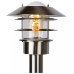 Stehleuchte Outdoor Glas Aluminium IP44 E27 100 cm< Wegeleuchten|Metall Lampen