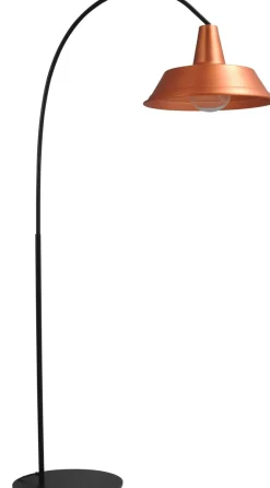 Industrie Lampen|Vintage Lampen*Masterlight Stehleuchte PRATO in Kupfer Handarbeit XXL Schirm