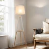 TK Lighting Stehleuchte VAIO Weiß Holz Dreibein skandinavisch< Lampen Aus Aller Welt|Moderne Lampen