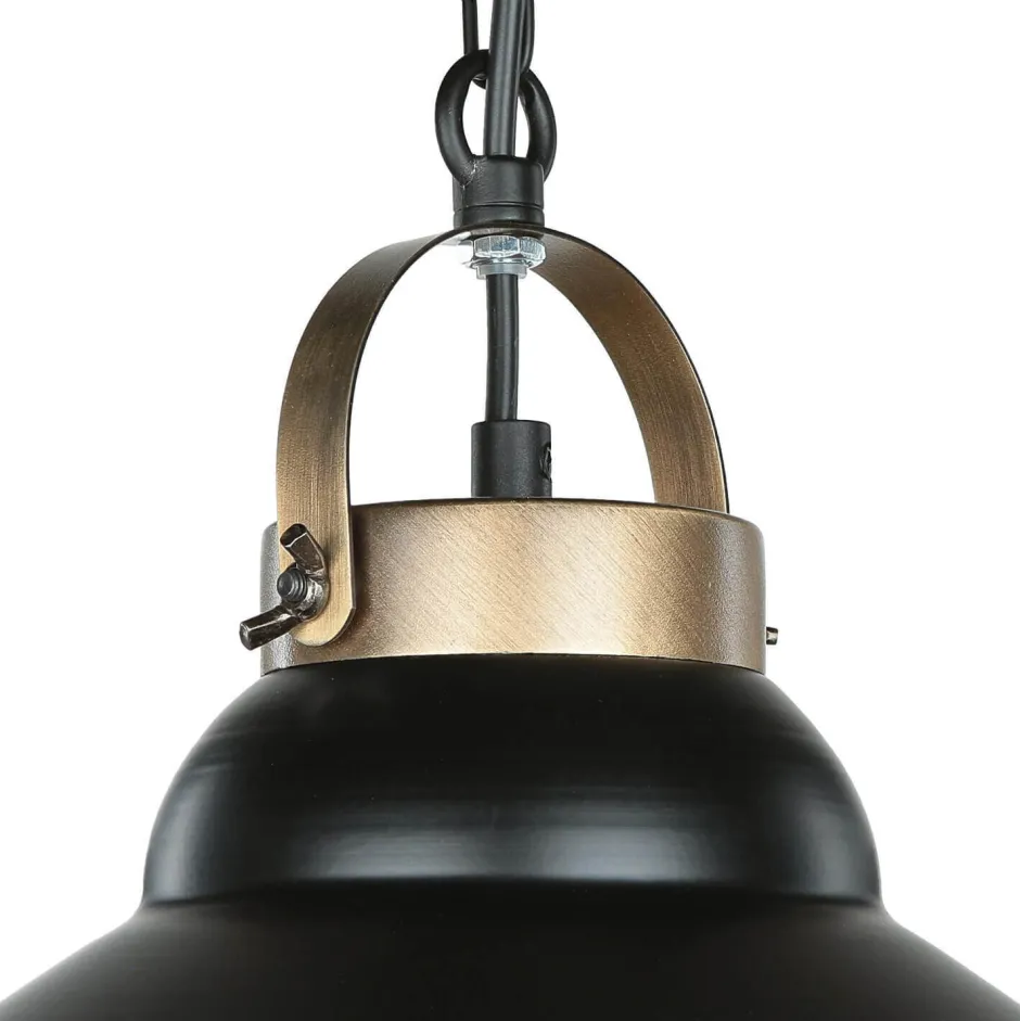 Luminex Stilvolle Hängeleuchte IRON in Schwarz< Hängelampen|Esszimmer Lampen