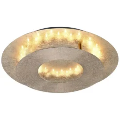 Paul Neuhaus Stilvolle LED Deckenleuchte schwenkbar 6 W in Blattgold< Deckenleuchten|Flurlampen