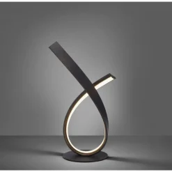 Paul Neuhaus Stilvolle LED Tischlampe in Rostbraun 38,5 cm dimmbar< Led Lampen|Schlafzimmer Lampen